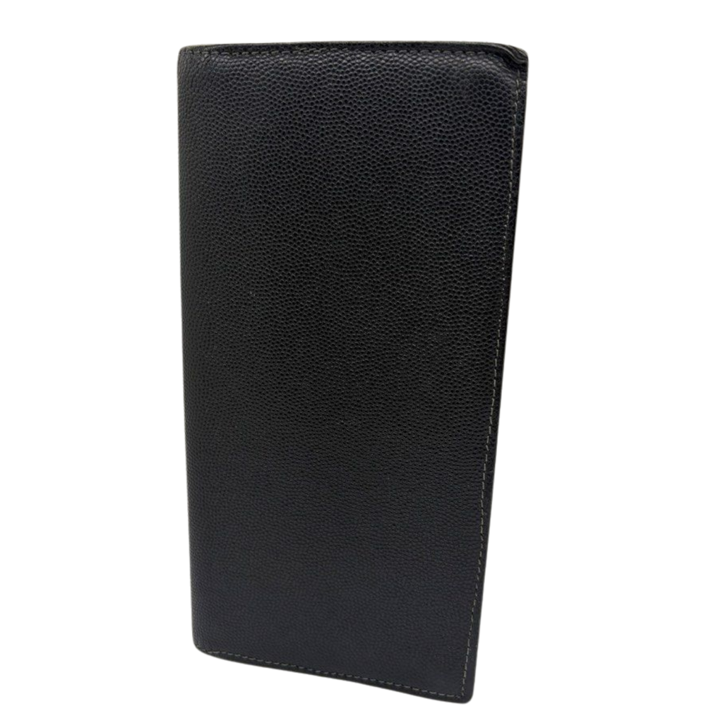 Cartier Leather Bi-Fold Long Wallet, Black