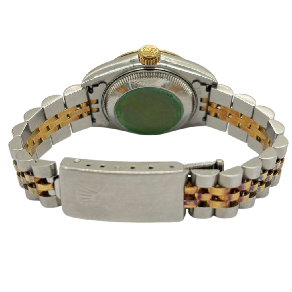 Rolex Datejust 69173 26mm Half Gold Diamond Dial, Bezel Automatic Watch