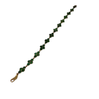 18K Yellow Gold Natural Emerald Bracelet