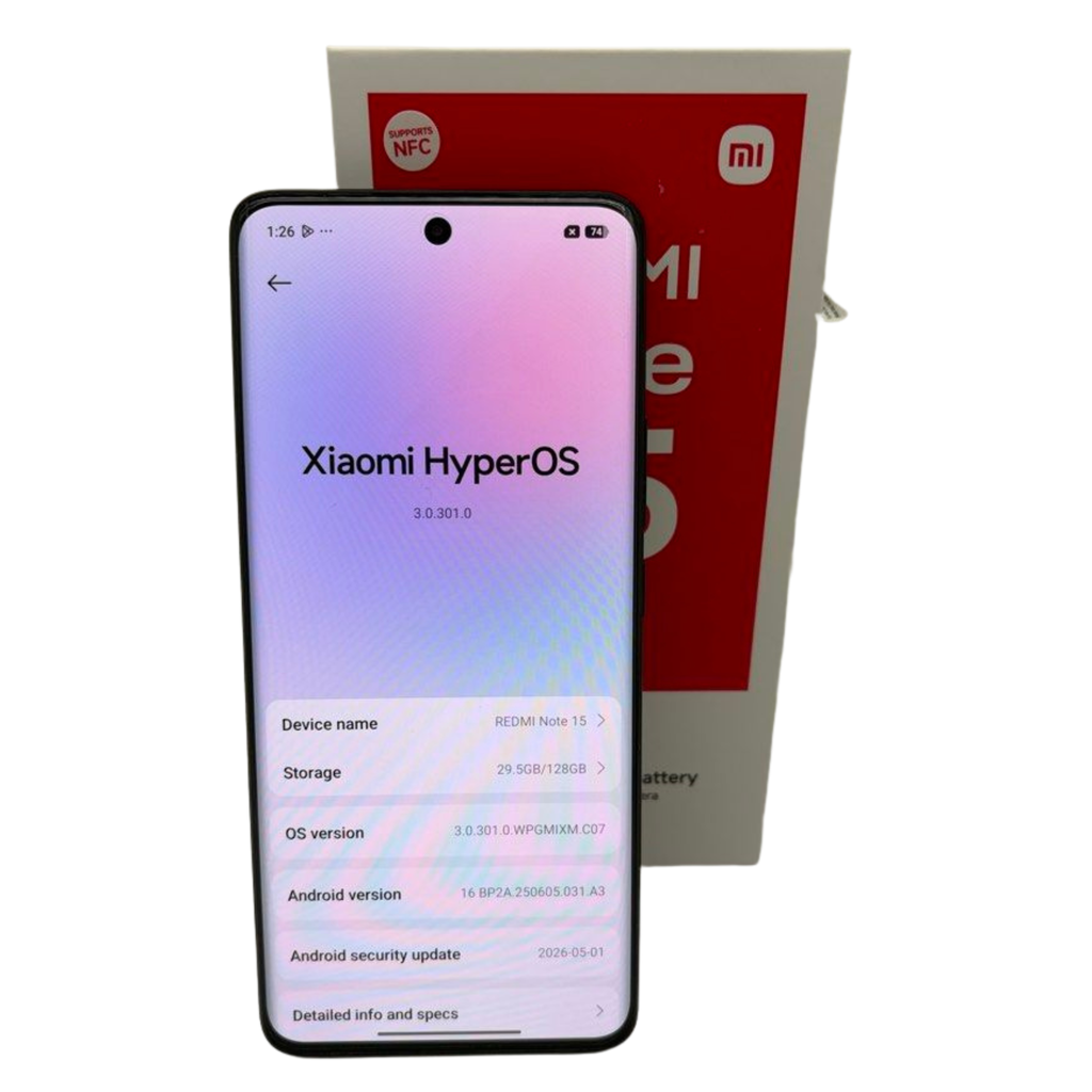 Xiaomi Redmi Note 15 4G 6GB/128GB, Black