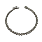 375 White Gold Natural Diamond Bracelet