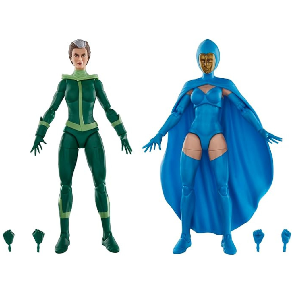 Hasbro Marvel Legends Series Marvel's Rogue and Destiny, X-Men Comics Collectible 6-Inch Action Figures