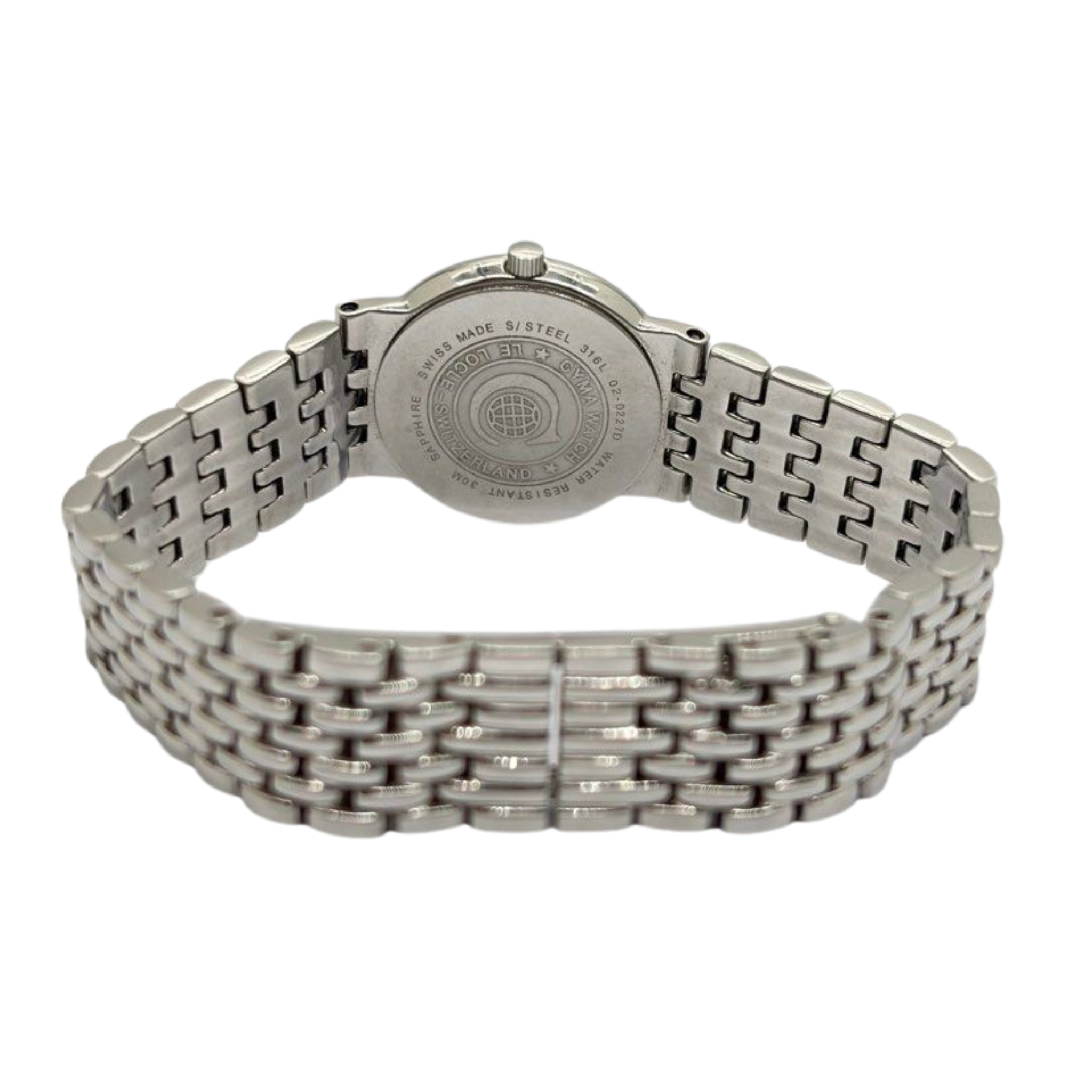 Cyma Le Locle 24mm Quartz Silver Dial Watch