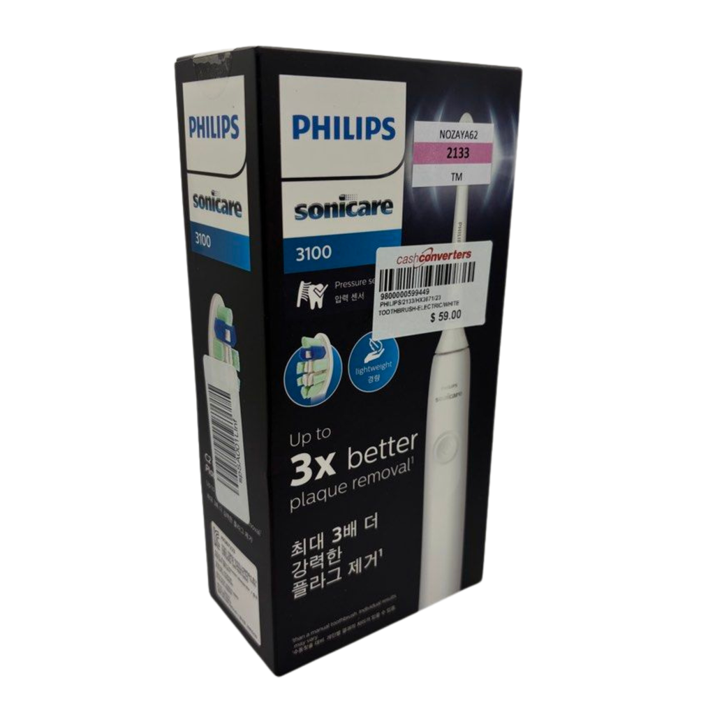 Philips Sonicare HX3671/23 Sonicare Series 3100 Sonic Electric Toothbrush, White/Mint