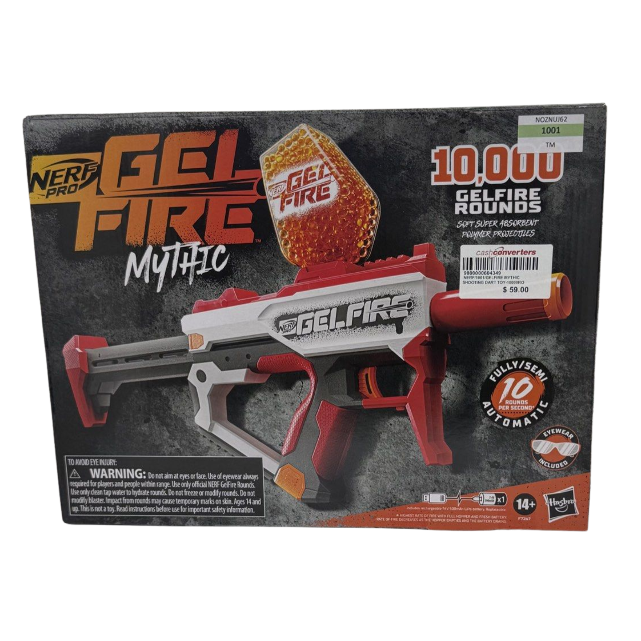 NERF Gelfire Mythic Shooting Dart Toy-10000 Rounds