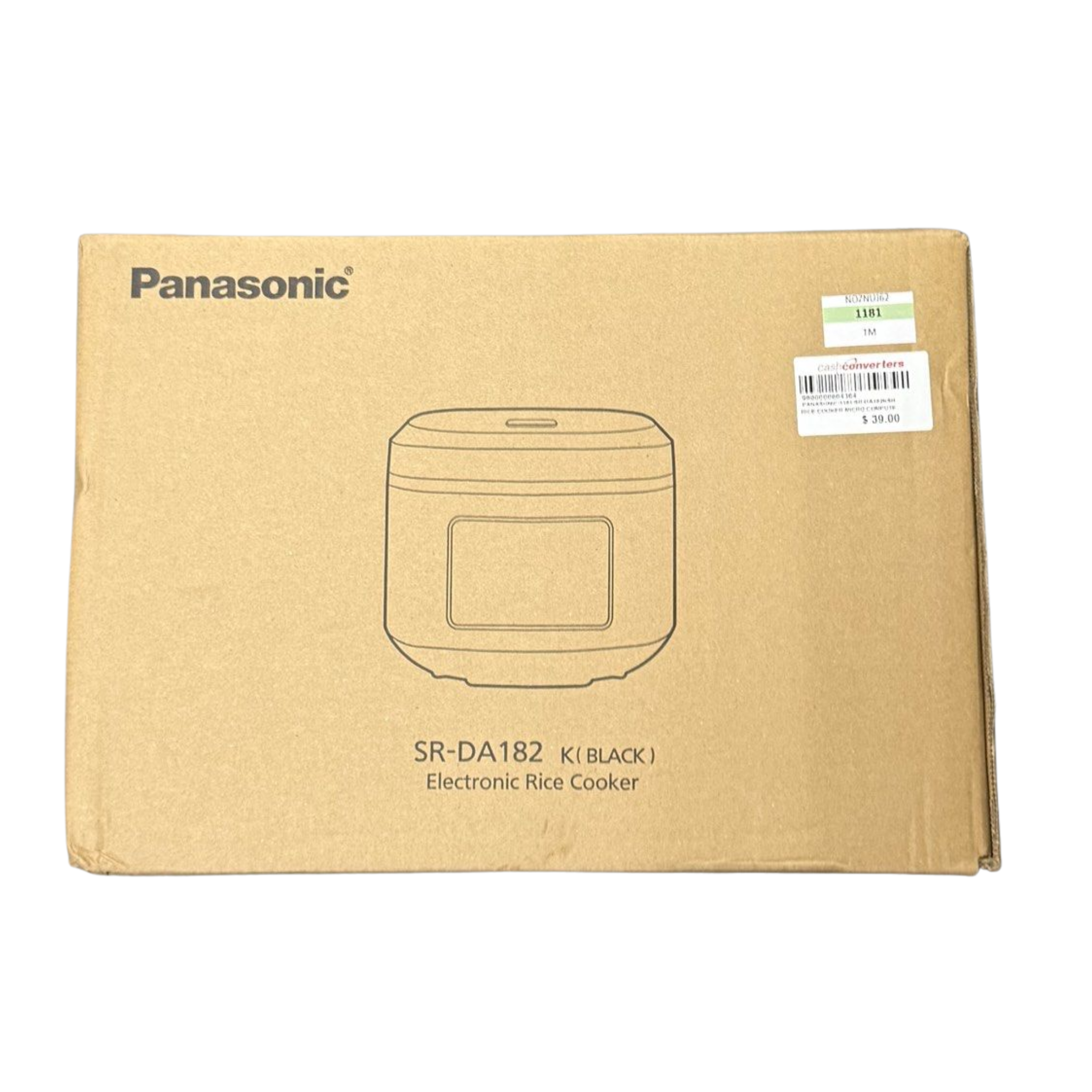 Panasonic 1.8L Micro Computer Rice Cooker SR-DA182KSH