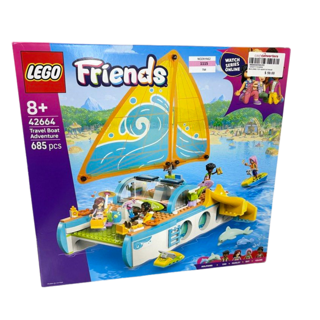 LEGO Friends Travel Boat Adventure Building Kit Role-Play Toy 42664 Building Blocks Toys for 8+ Gift for Boys and Girls