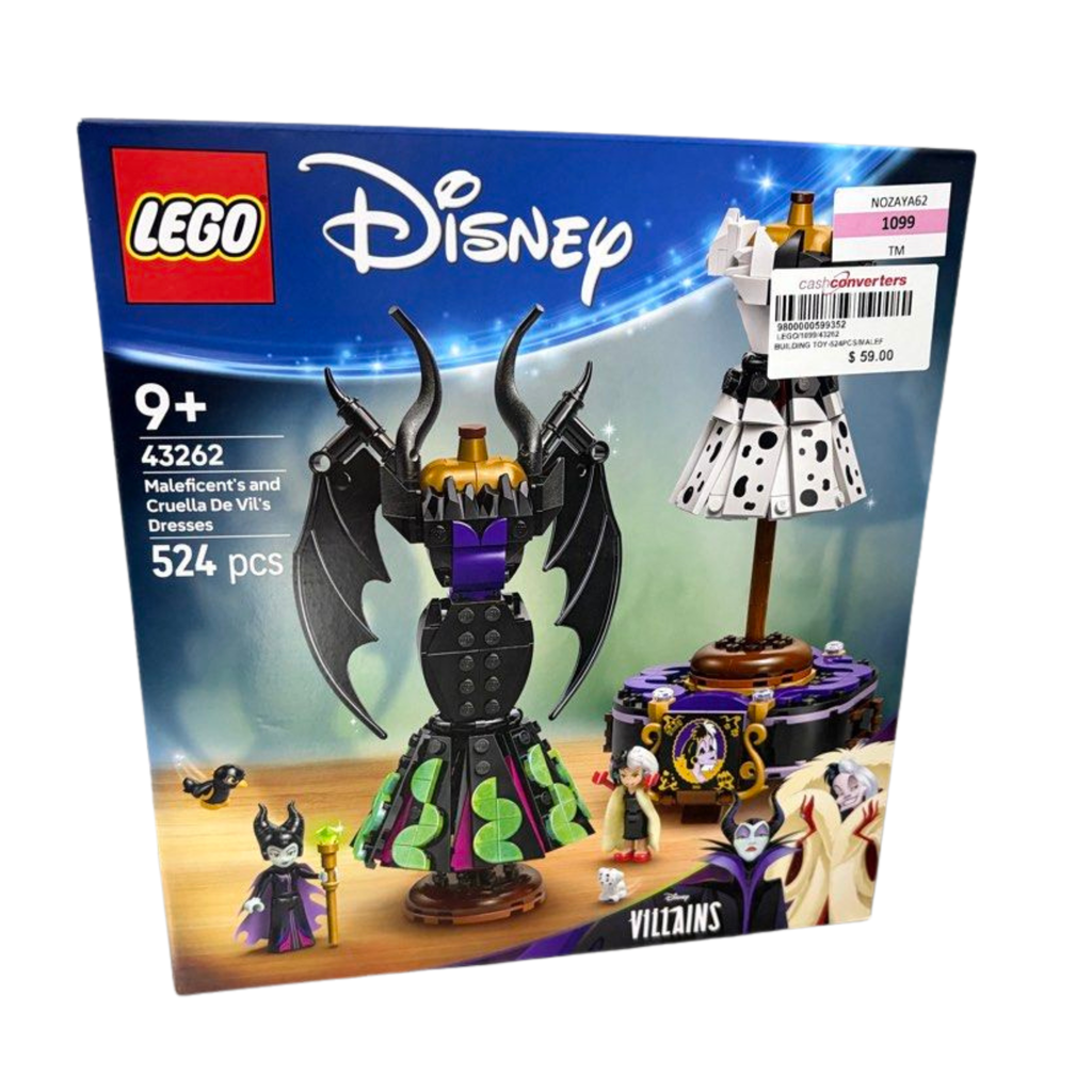 LEGO Disney Maleficent's and Cruella De Vil's Dresses - Building Toy for 9+ Year Old