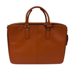 Picard Men’s Leather Briefcase with Sling, Orange
