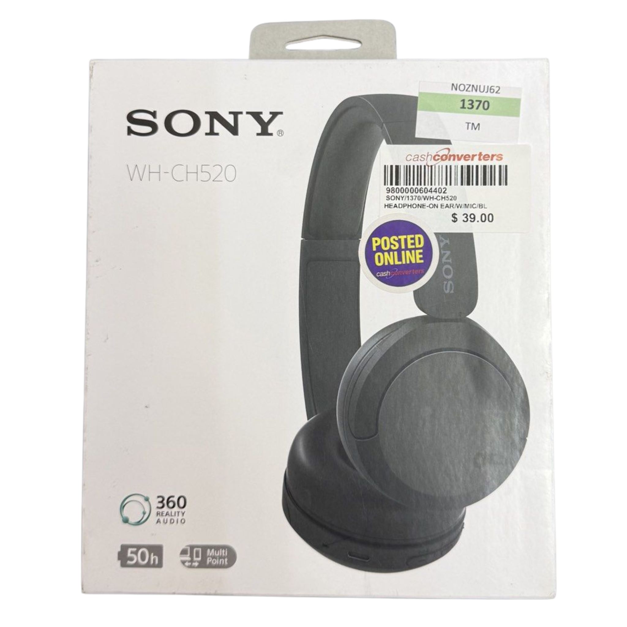 Sony WH-CH520 Wireless Headphones