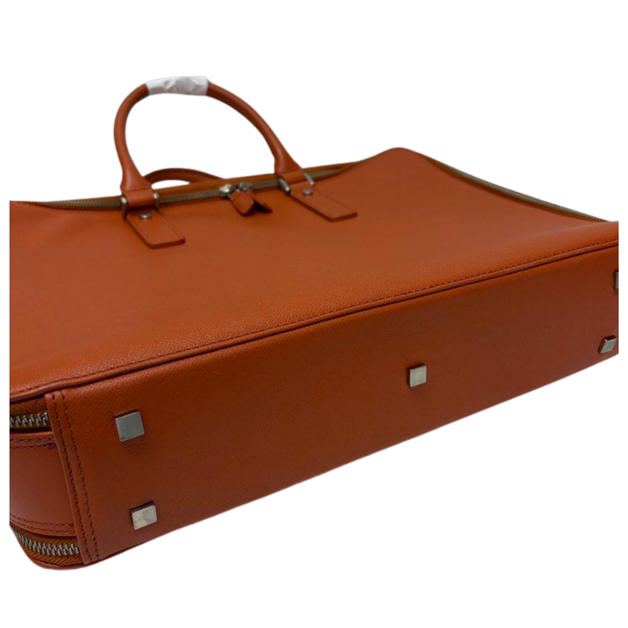 Picard Men’s Leather Briefcase with Sling, Orange