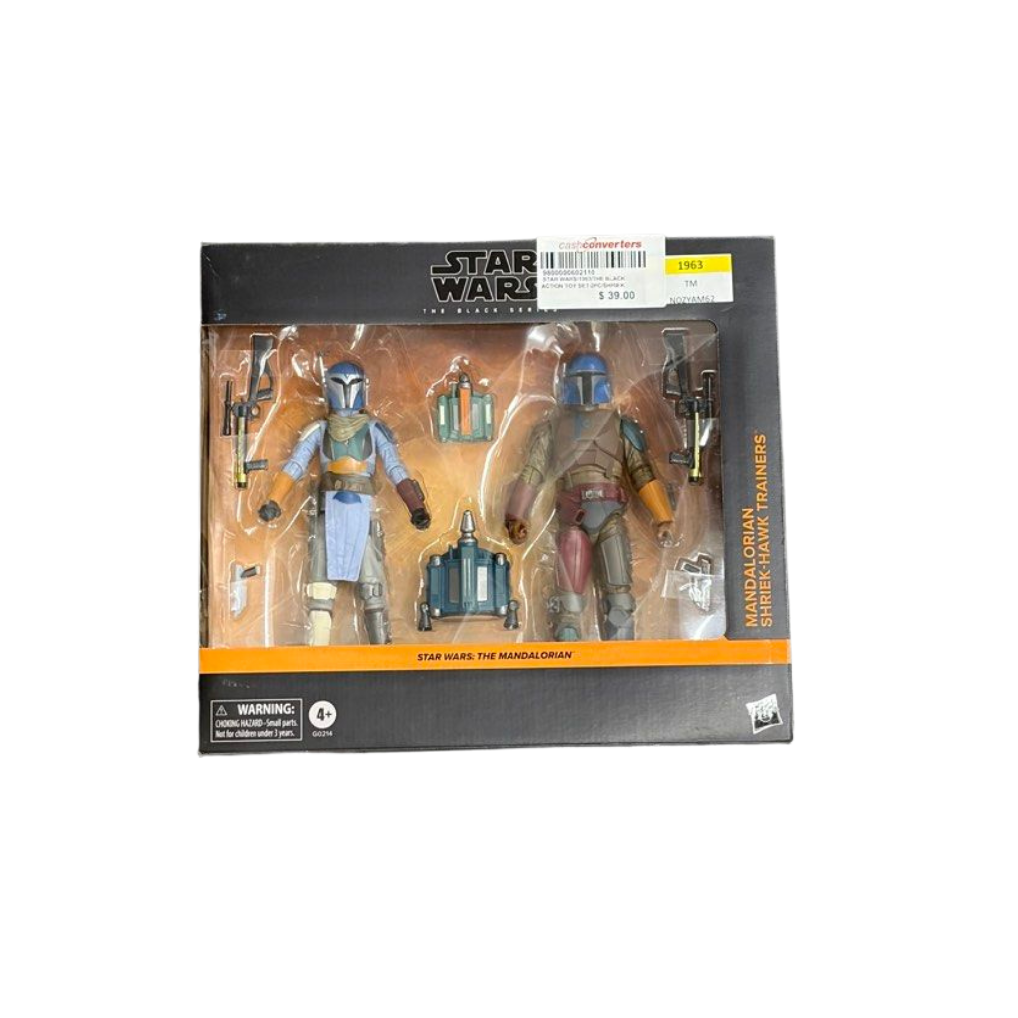 Star Wars The Black Series Mandalorian Shriek-Hawk Trainers, Star Wars: The Mandalorian Collectible 6 Inch Action Figure 2-Pack