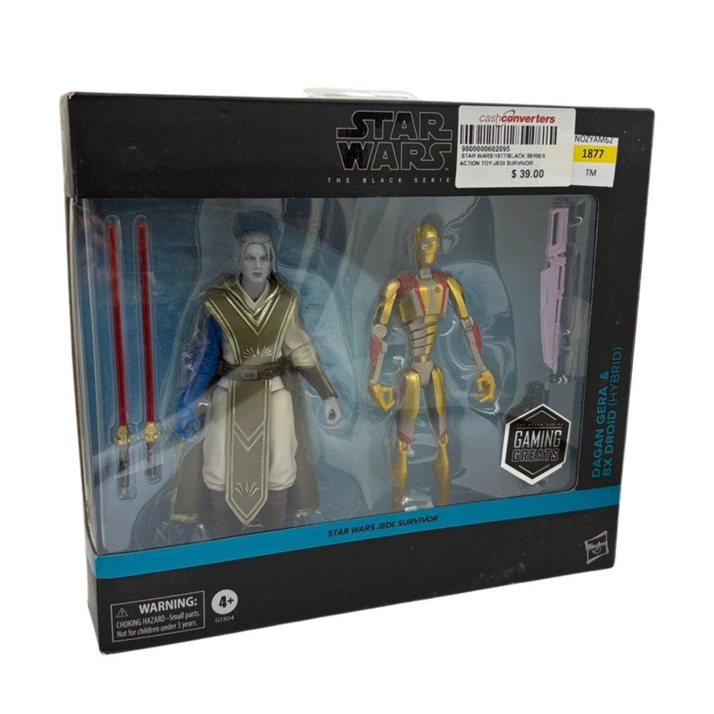STAR WARS The Black Series Dagan Gera & BX Droid (Hybrid), Star Wars Jedi: Survivor Gaming Greats Collectible 6 Inch Action Figure 2-Pack