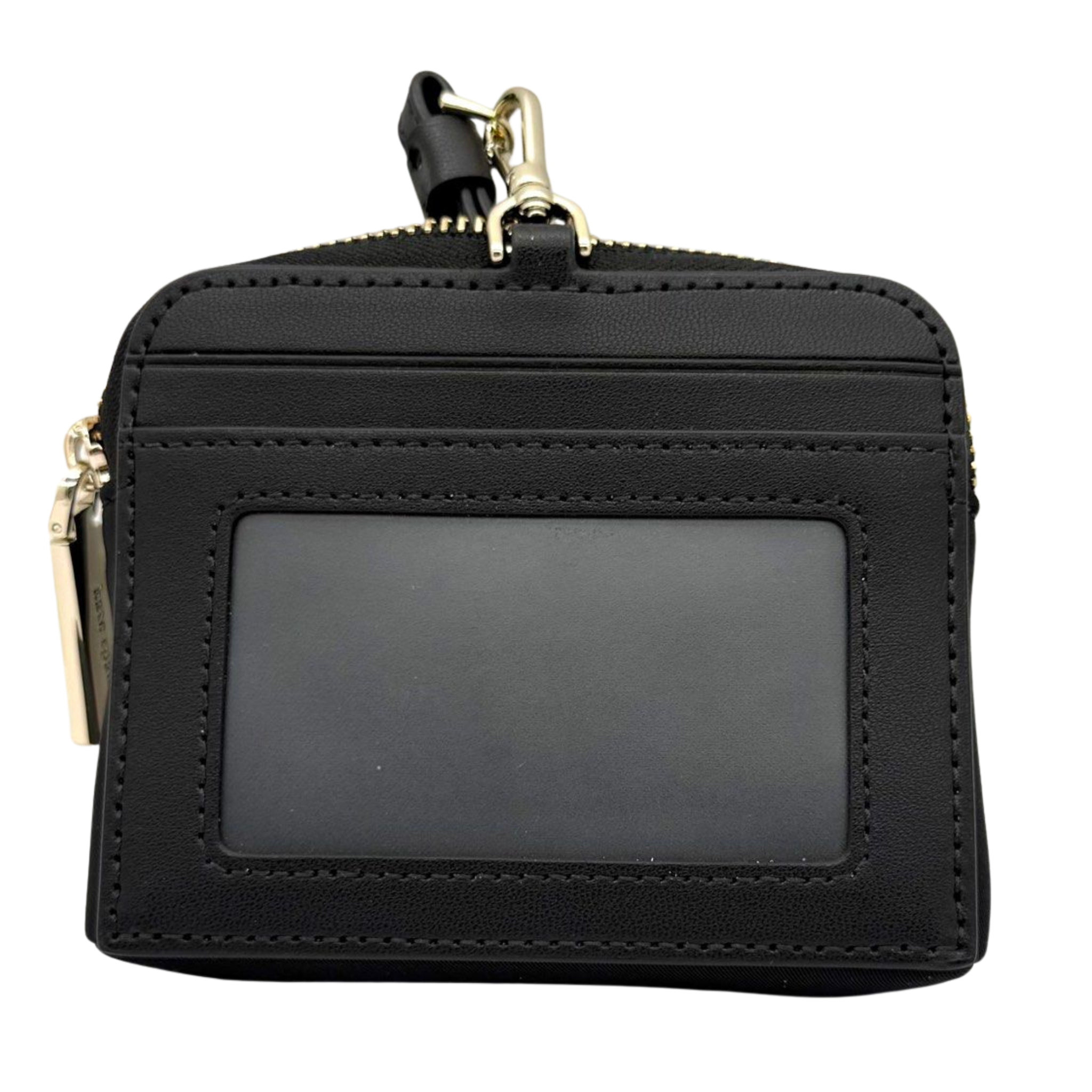 Kate Spade Cafter Nylon Card Case Lanyard- Black Secondary image