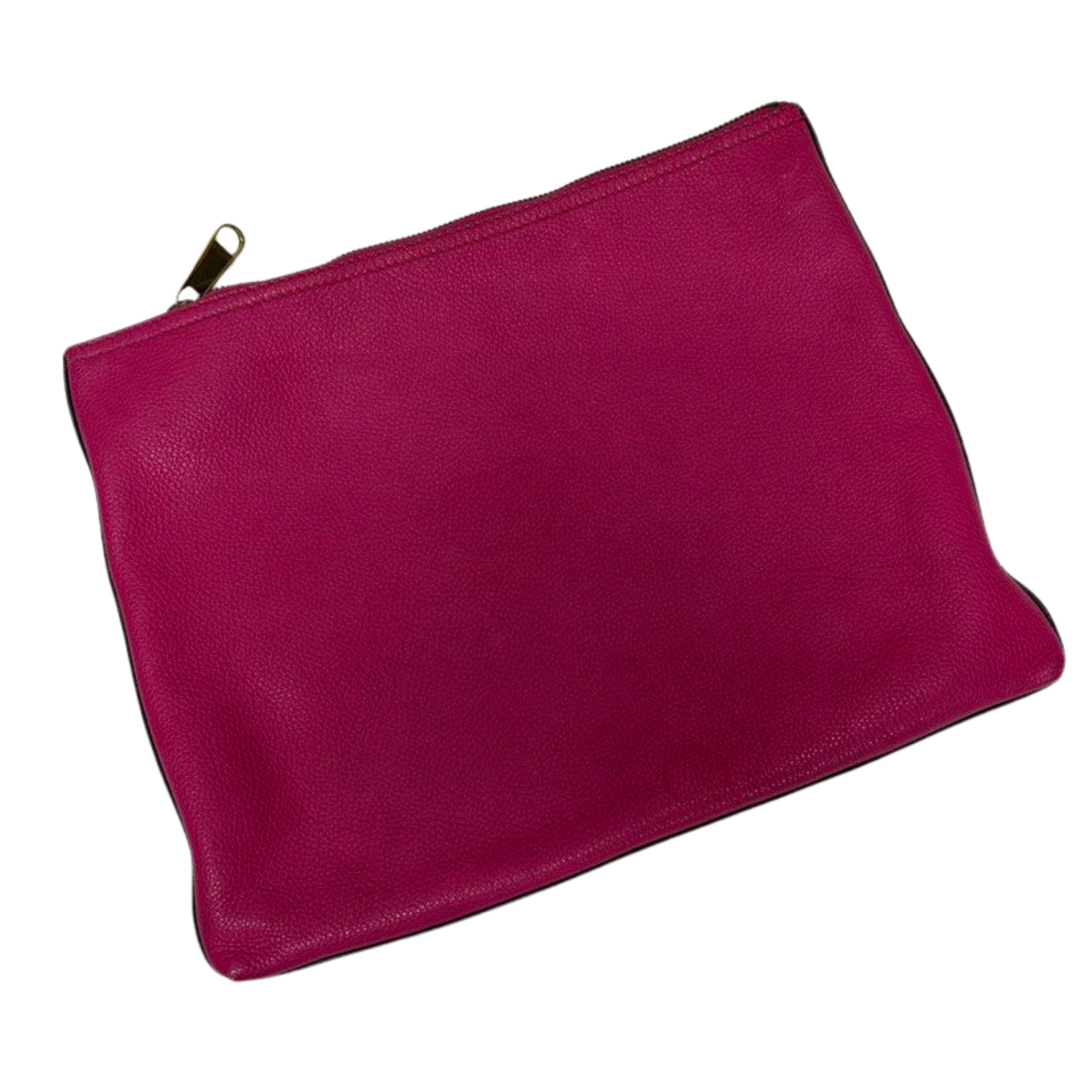 Gucci Logo Portfolio Clutch Pink Leather Bag