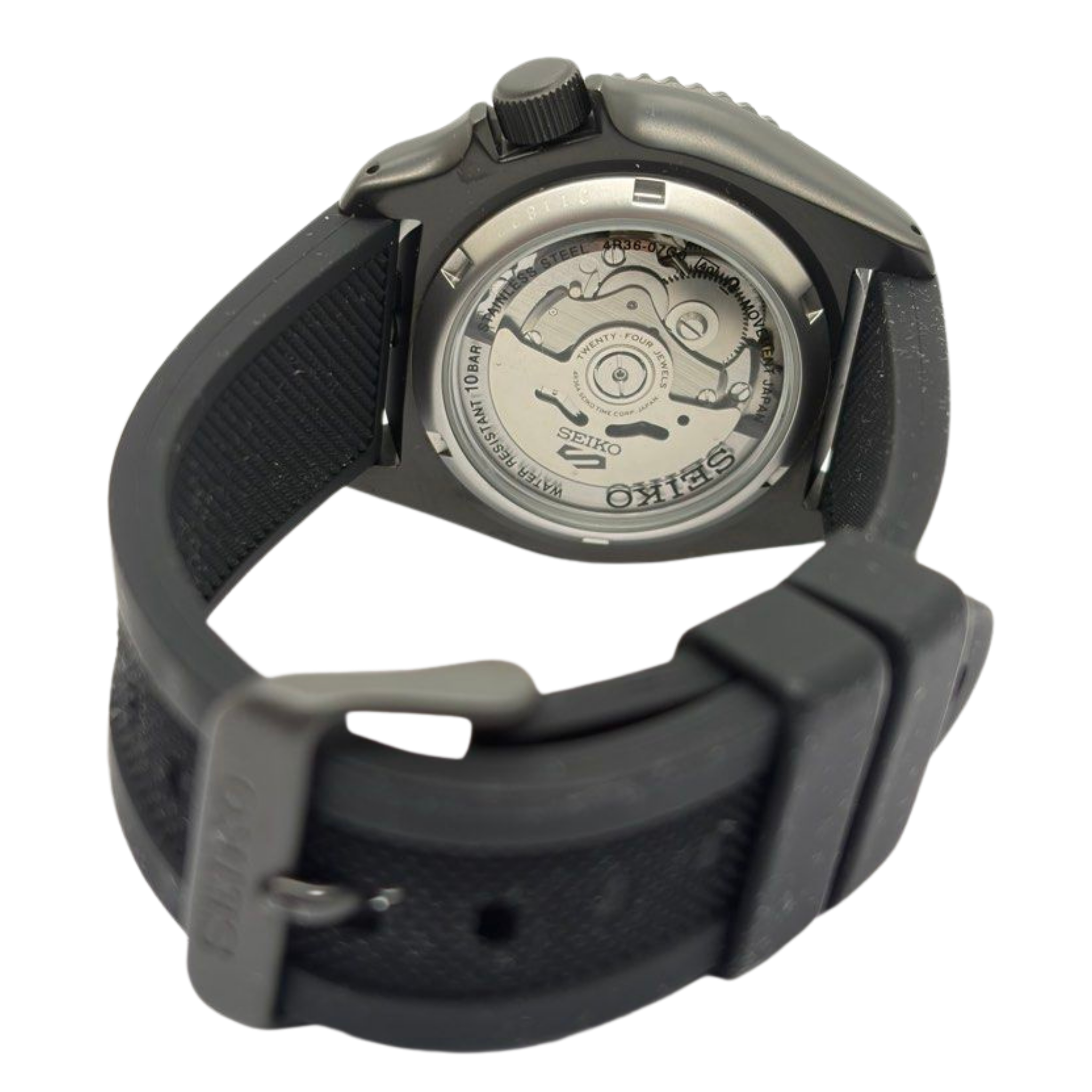 Seiko 5 Sports SRPD79K1 42.5mm Automatic Stealth Black Mens Watch