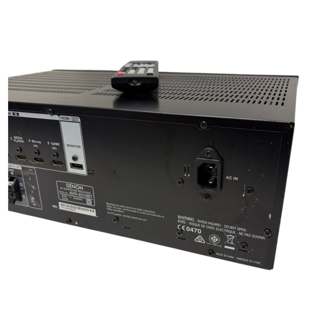 Denon AVR-X510BT AV Receiver HDMI Amplifier