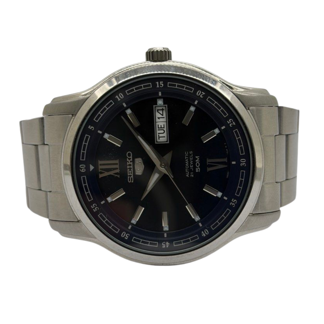 Seiko 5 SNKP17K1 43mm Automatic Blue Dial Watch