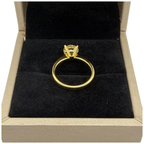 18K Yellow Gold Natural Diamond Ladies Ring