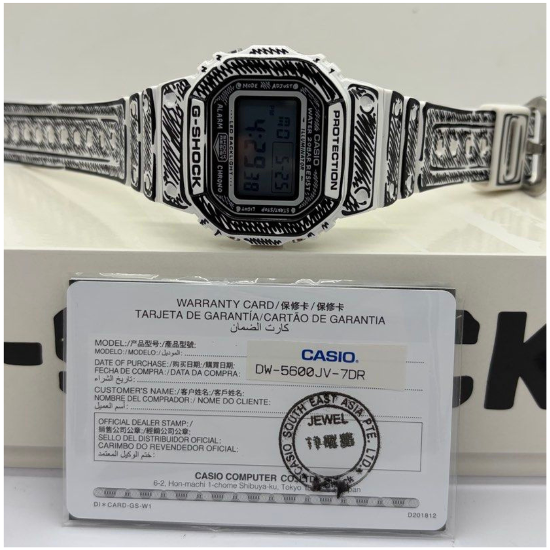 Casio G-Shock DW-5600JV-7R Digital Watch, The Joshua Vides collaboration