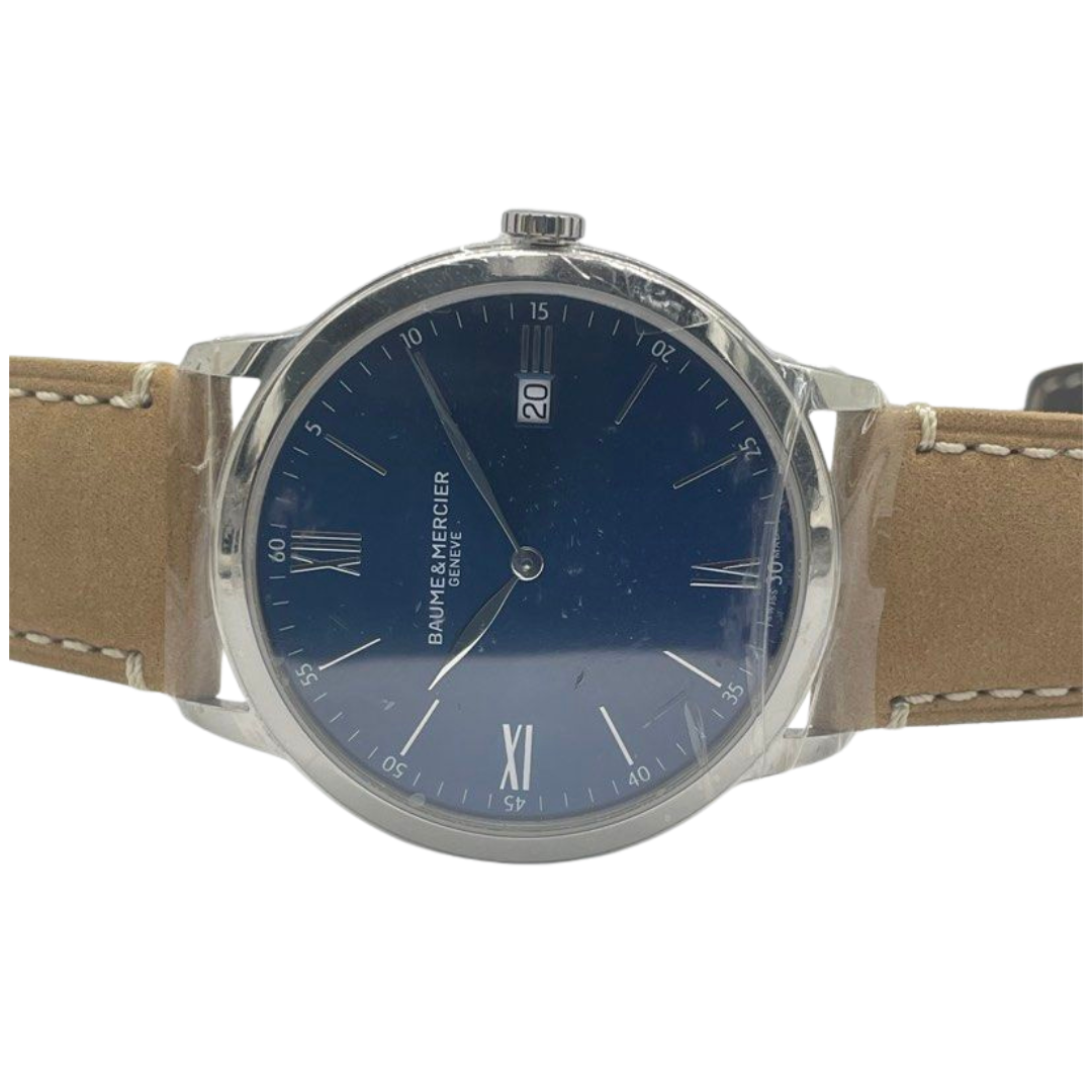 Baume & Mercier Classima MOA10385 40mm Quartz Blue Dial Watch