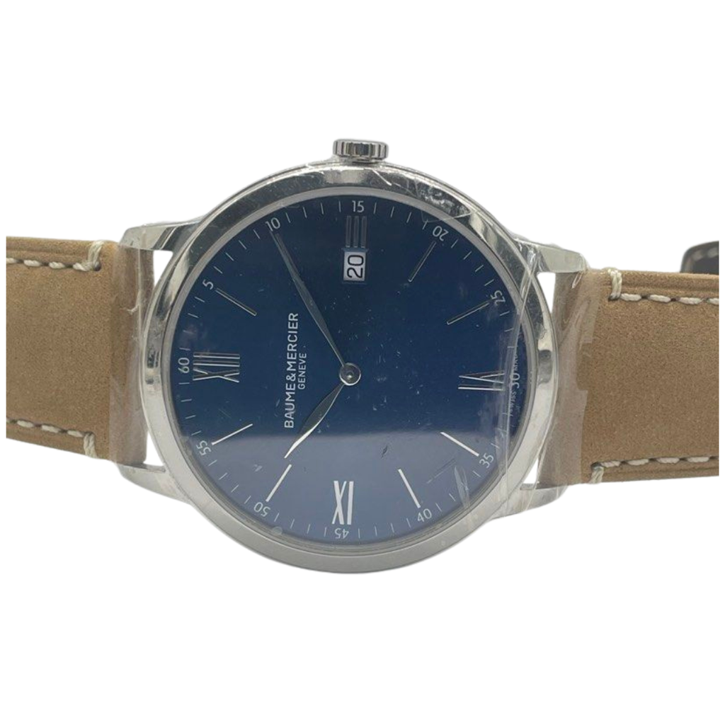 Baume & Mercier Classima MOA10385 40mm Quartz Blue Dial Watch