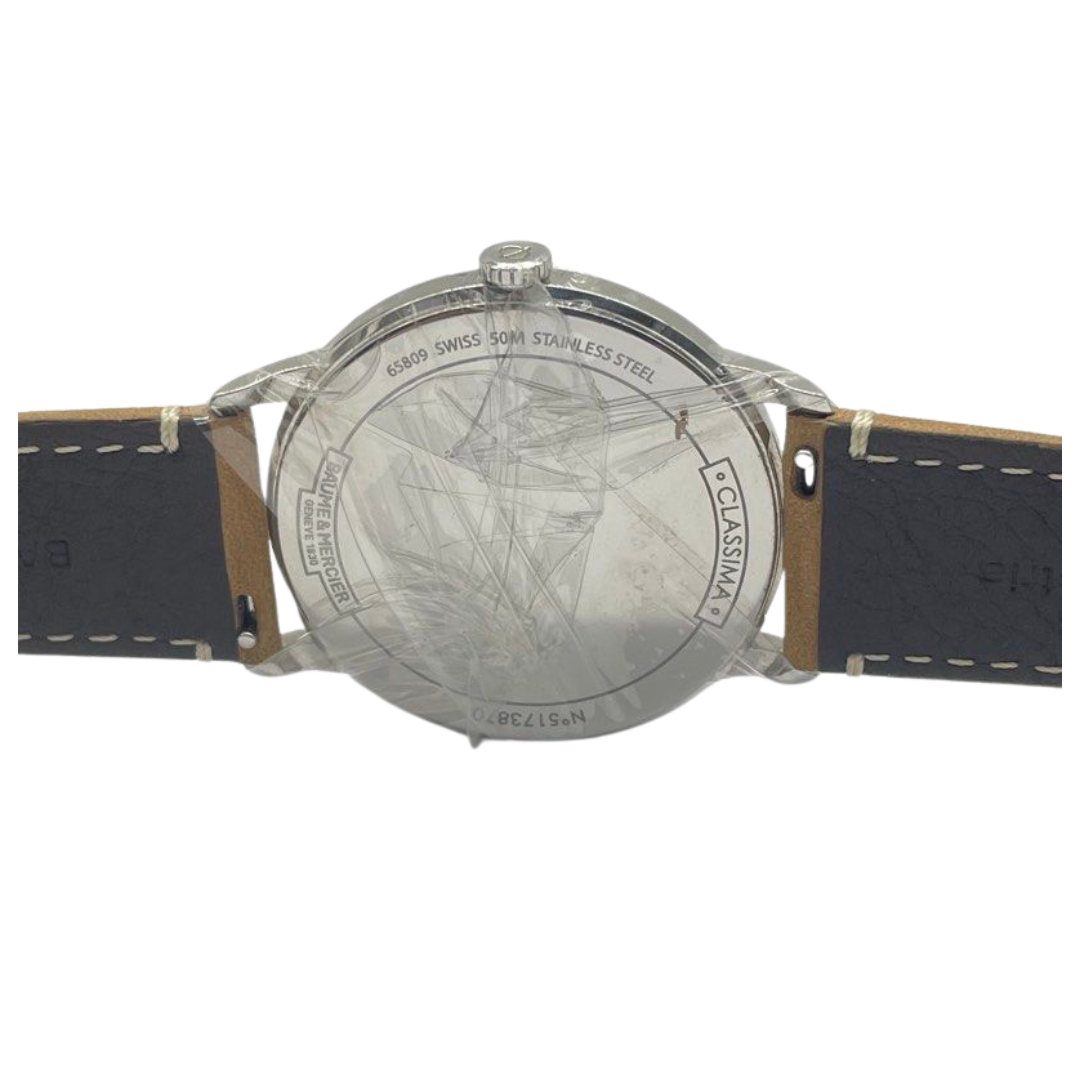 Baume & Mercier Classima MOA10385 40mm Quartz Blue Dial Watch