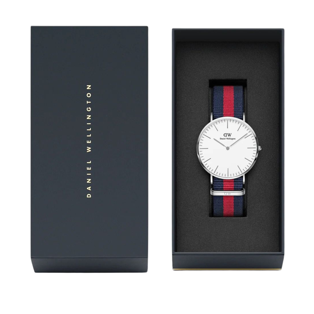 DANIEL WELLINGTON B40S19 Classic Oxford Silver 40mm Quartz Watch