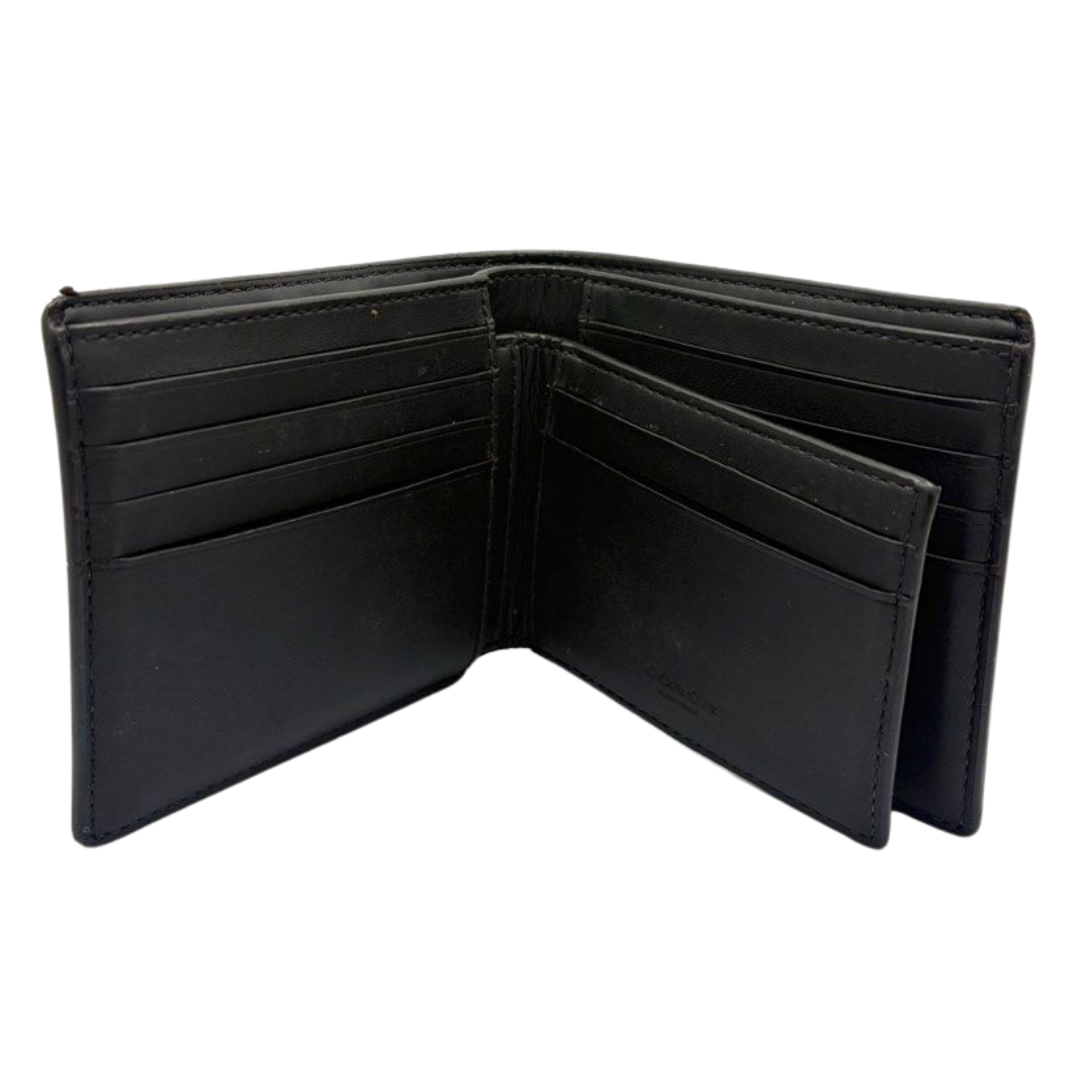 Coach Men Bi-Fold Wallet in Signature Canvas, Black