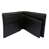 Coach Men Bi-Fold Wallet in Signature Canvas, Black
