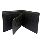 Coach Men Bi-Fold Wallet in Signature Canvas, Black