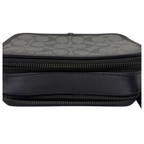 Coach Wyatt Crossbody Bag in Signature Canvas, Charcoal Black CM109