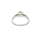 18K White Gold Natural Diamond Ring