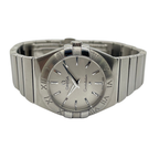 Omega Constellation 28mm Quartz Steel Silver Dial Watch