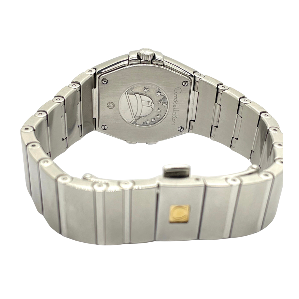 Omega Constellation 28mm Quartz Steel Silver Dial Watch