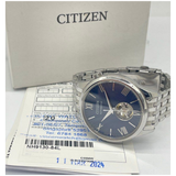 Citizen Open Heart 40mm Automatic Blue Dial Steel Watch NH9130-84L