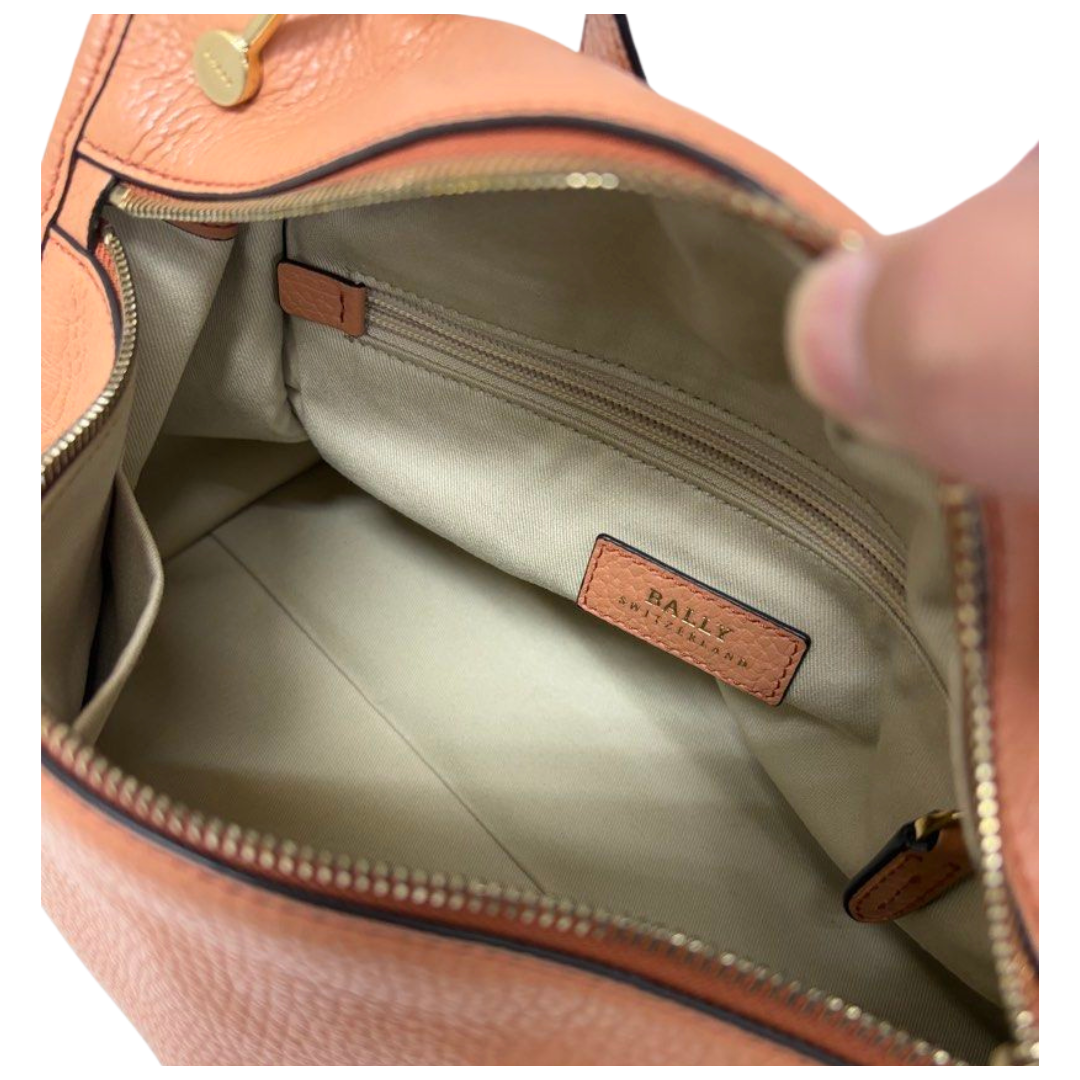 Bally Bloom Hobo Leather Bag, Brown