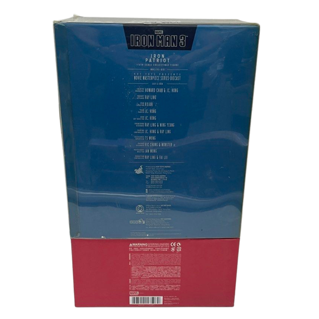 Hot Toys MMS195-D01 Marvel Iron Man 3 Iron Patriot Action Figure