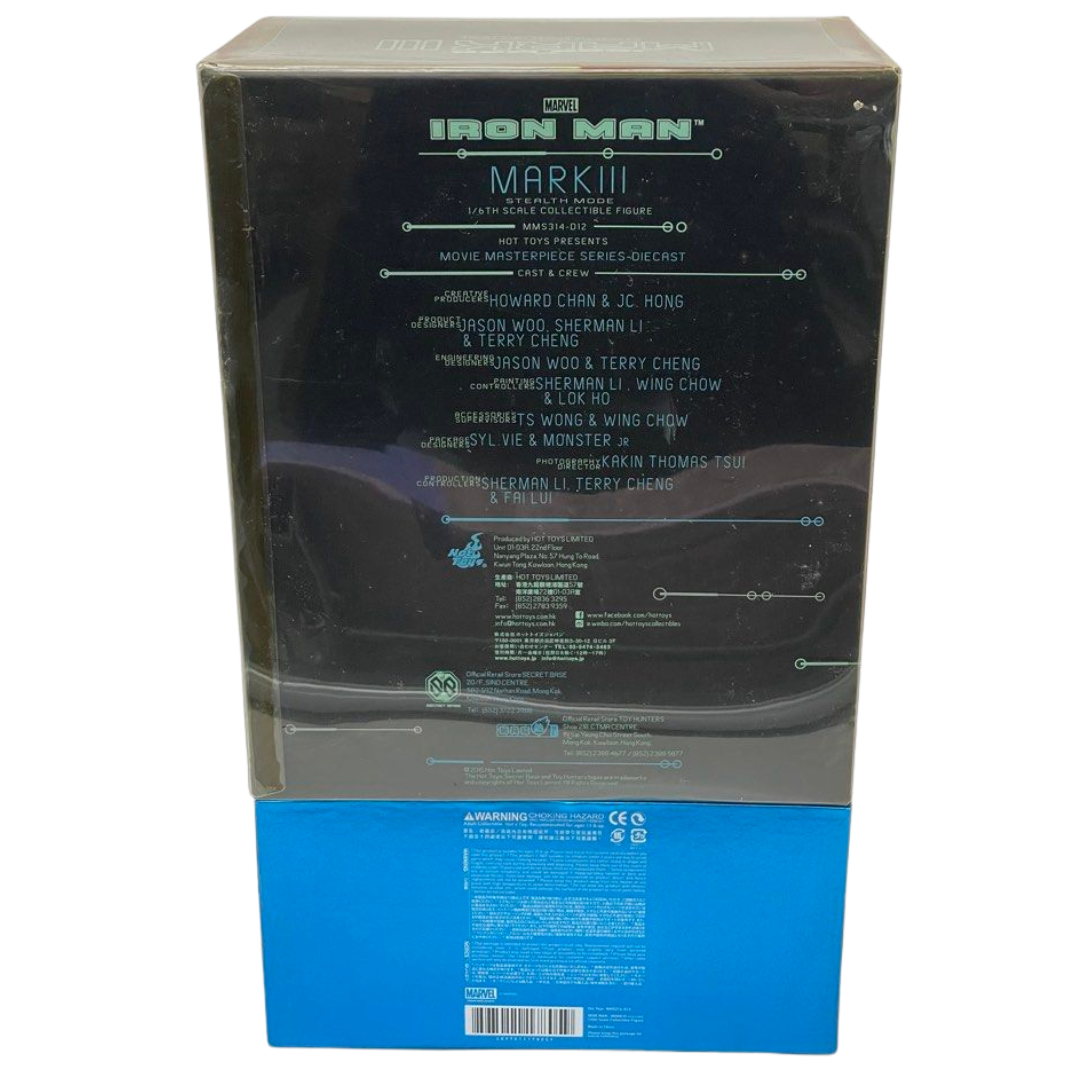 Hot Toys MMS314-D12 Marvel Iron Man Mark III Action Figure