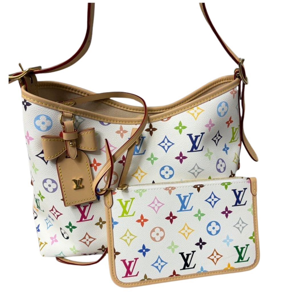 LV Louis Vuitton x Takashi Murakami Carryall PM Bag