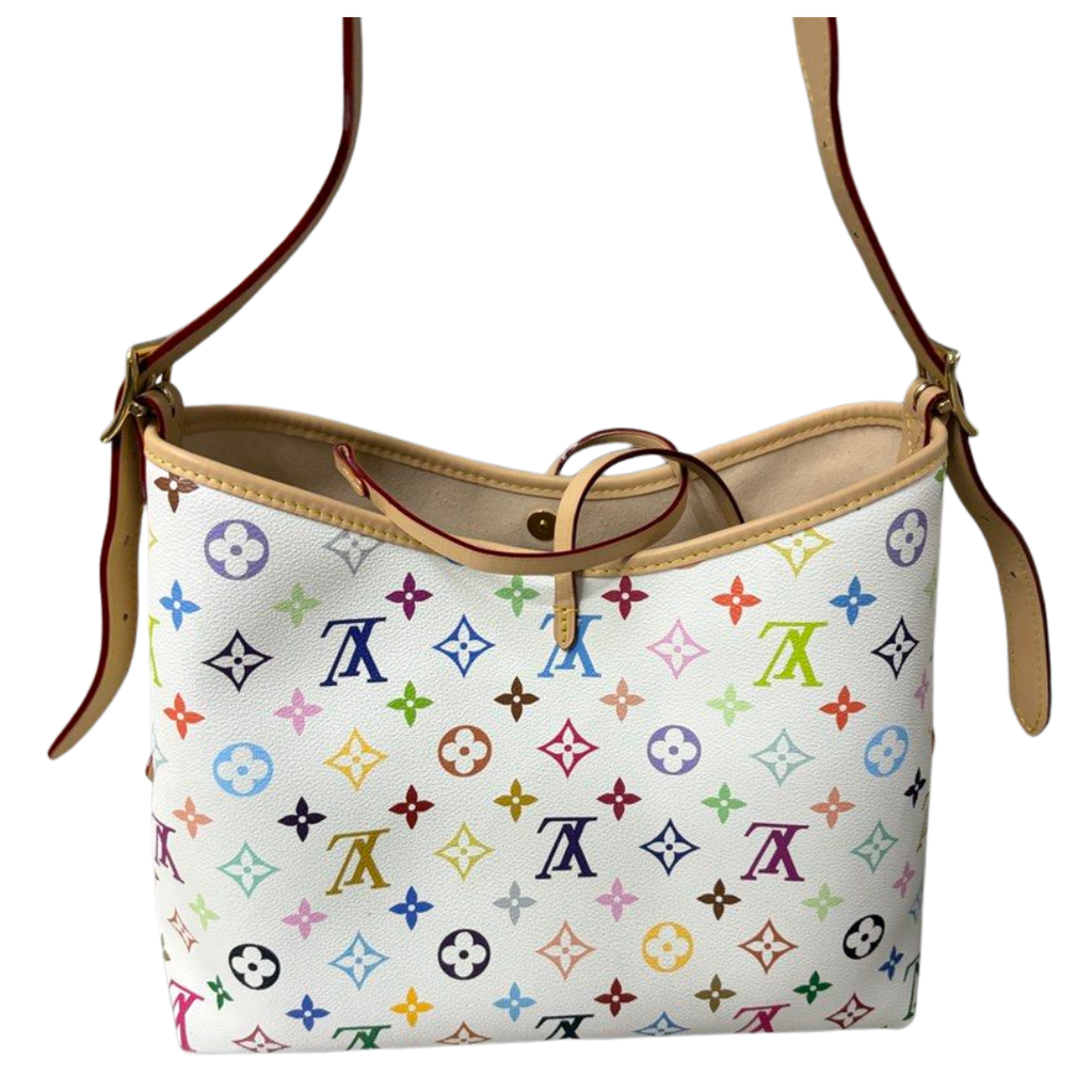 LV Louis Vuitton x Takashi Murakami Carryall PM Bag