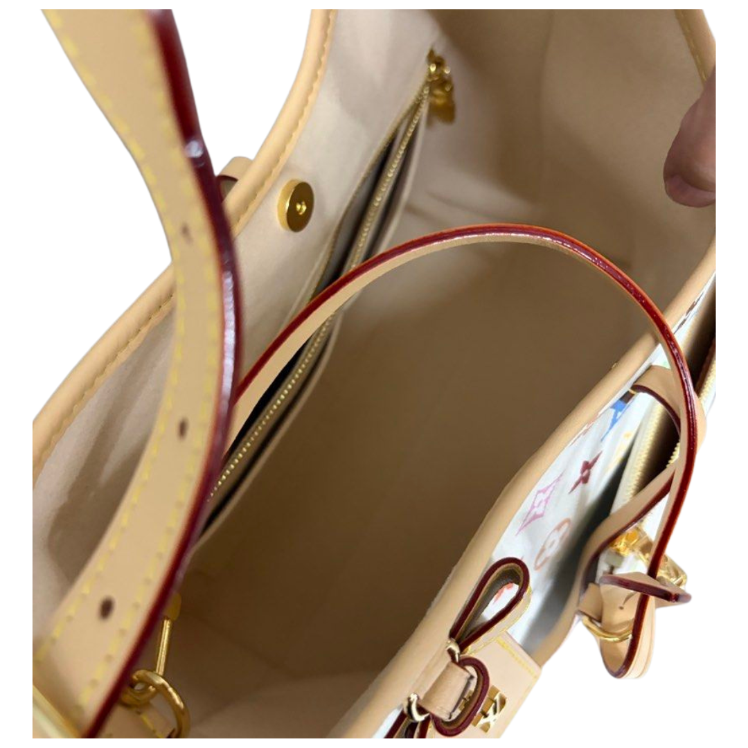 LV Louis Vuitton x Takashi Murakami Carryall PM Bag