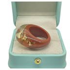 Louis Vuitton PVC Bague Inclusion Brown Ring, Size 17