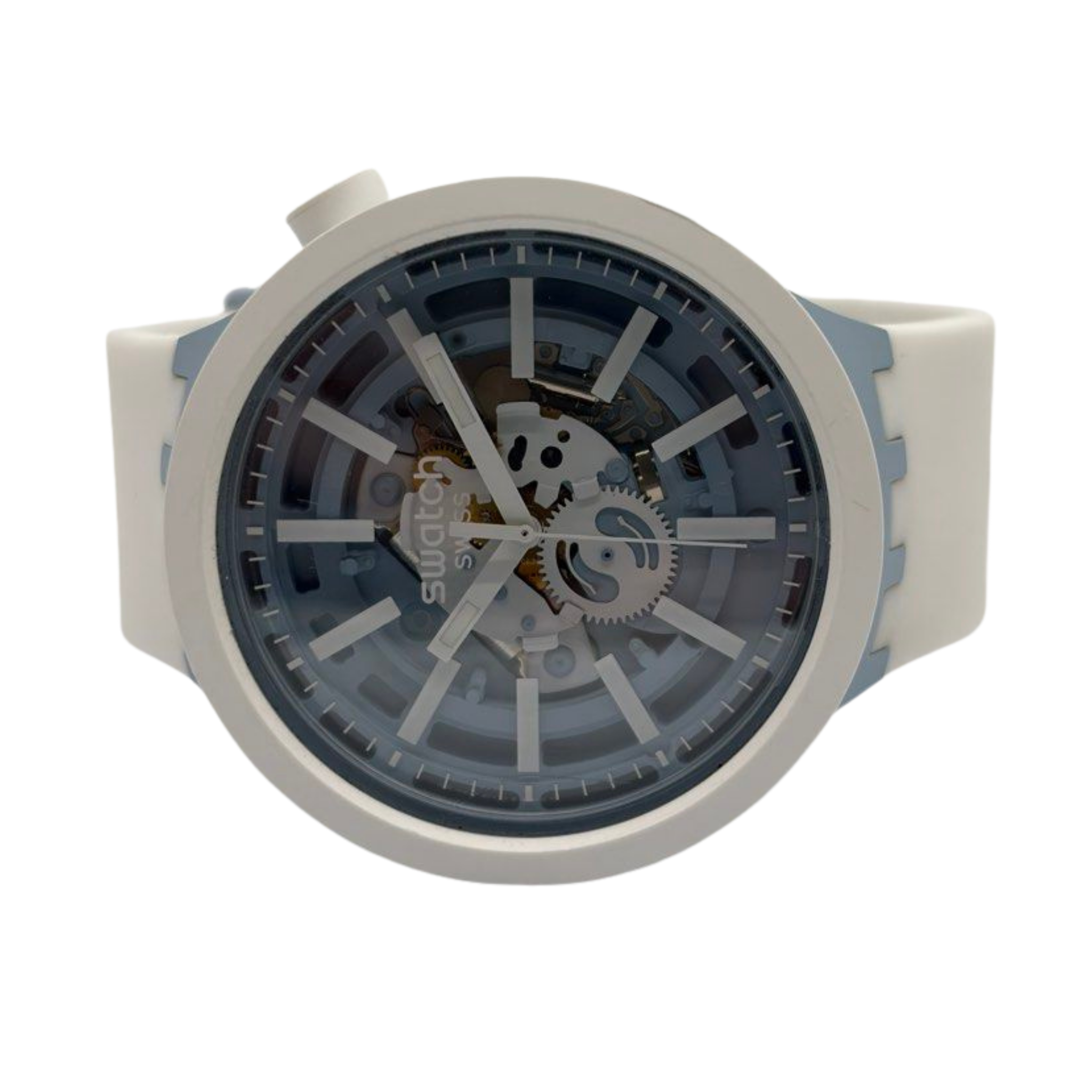 Swatch SB03N103 Whice Bioceramic 47mm Quartz Watch