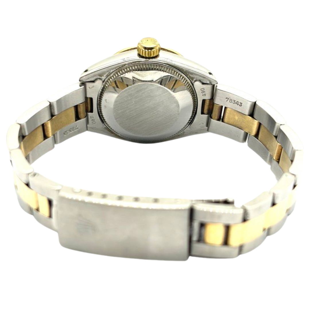 Rolex Oyster Perpetual 26mm Half Gold Automatic Watch 6917-3