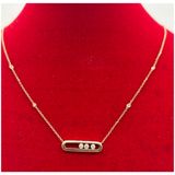 Messika 18K Rose Gold Diamond Necklace