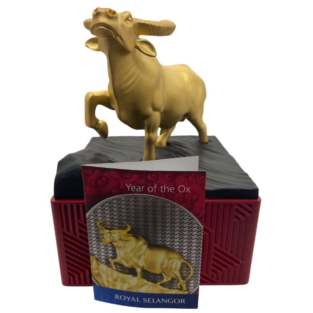 Royal Selangor Hand Finished 2021 Year of The Ox Collection Pewter Figurine