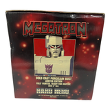Hard Hero Transformers Megatron Gold Cast Porcelain Bust