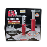 BIG RED T43004 Torin Aluminum Lift Support with Locking Pins: 3 Ton (6,000 lb) Capacity, Red/Silver, 1 Pair