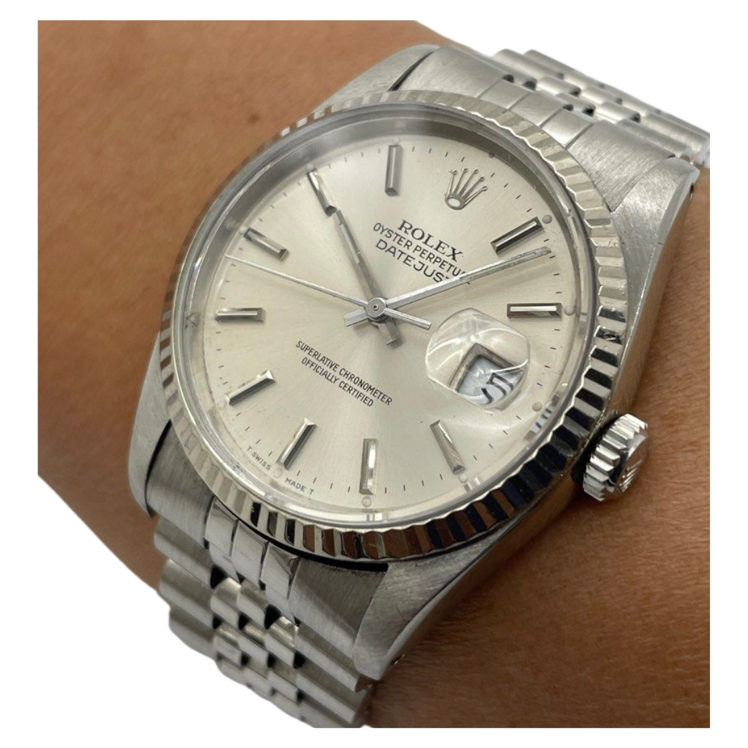 Rolex Datejust 16234 36mm Automatic Silver Dial Watch